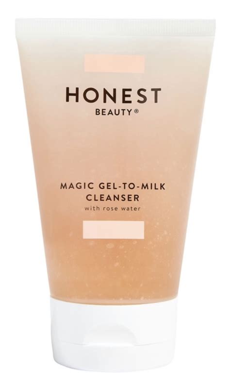 Honest beauty magic gel to nilk cleanser
